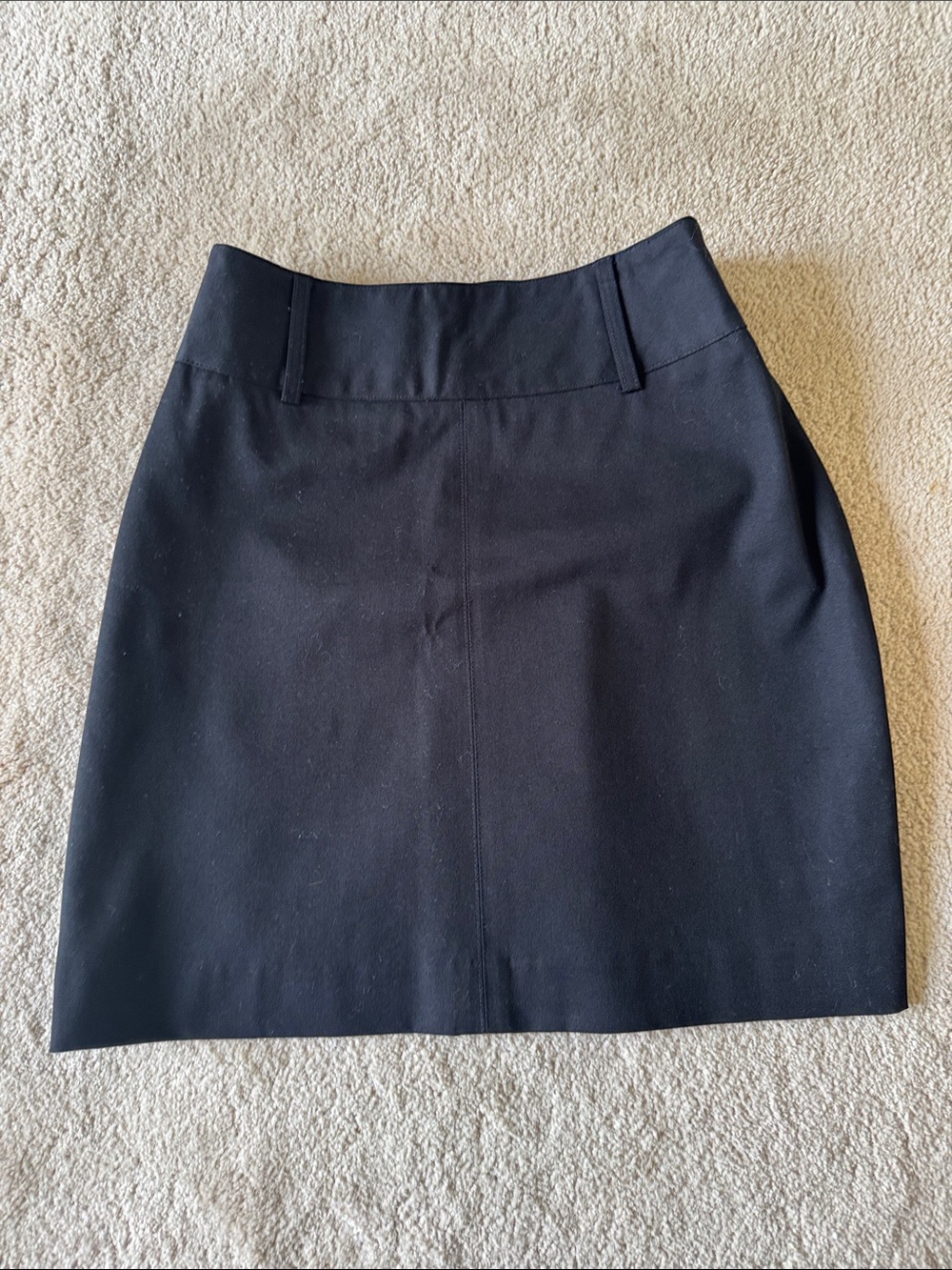 INC International Concepts Black Mini Skirt with Belt Loops